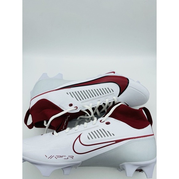 Nike Vapor Edge Pro 360 2 TB Mid White Team Crimson FJ1581-160 Men’s Size 12 - Picture 7 of 12